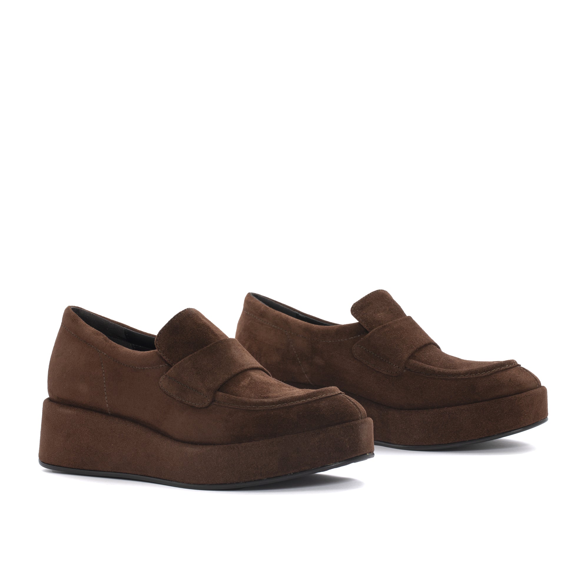 MOCASIN PLATAFORMA OMEGA VELOUR EBANO