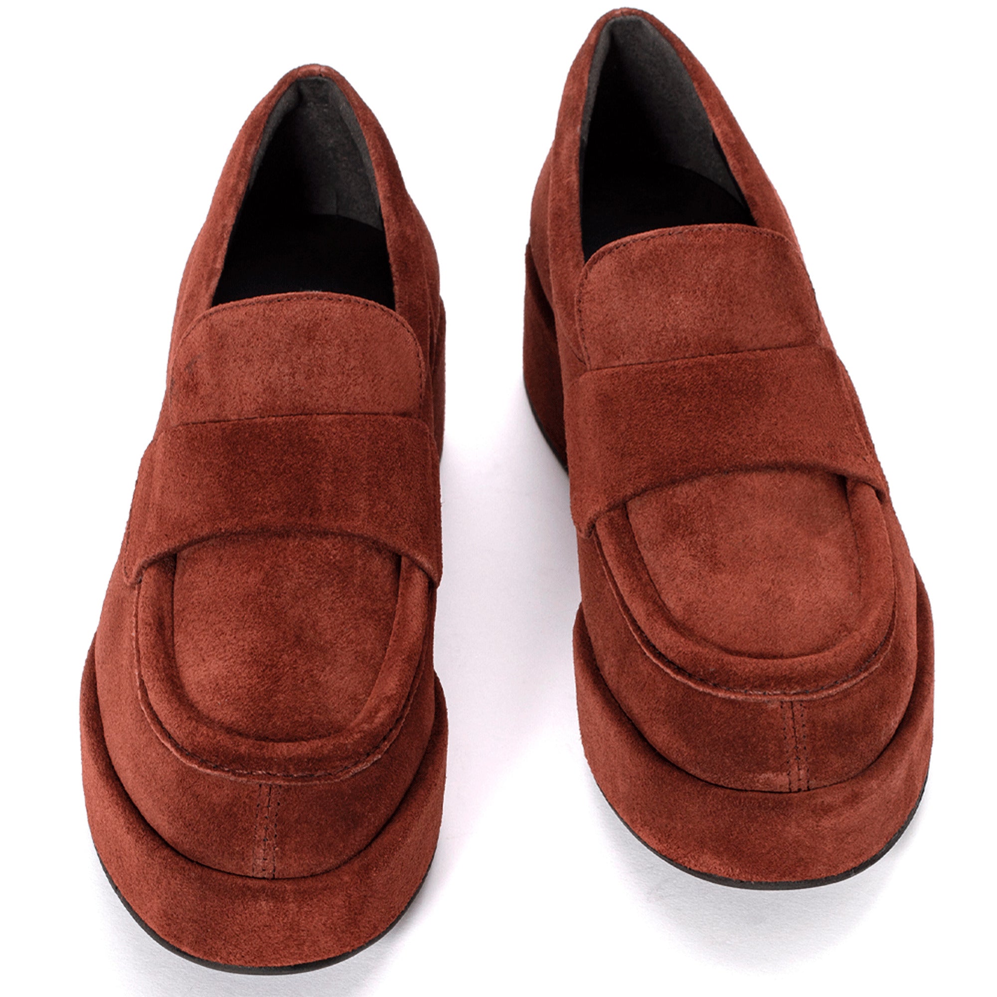 MOCASIN PLATAFORMA OMEGA VELOUR BRANDY