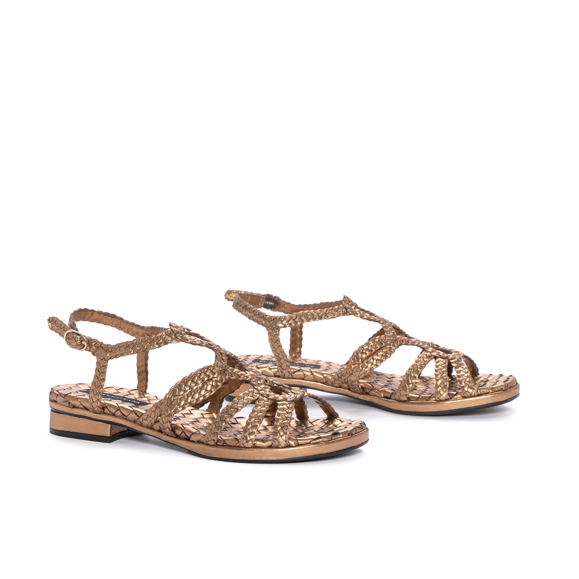 DIANA METAL OASSI FLAT SANDAL