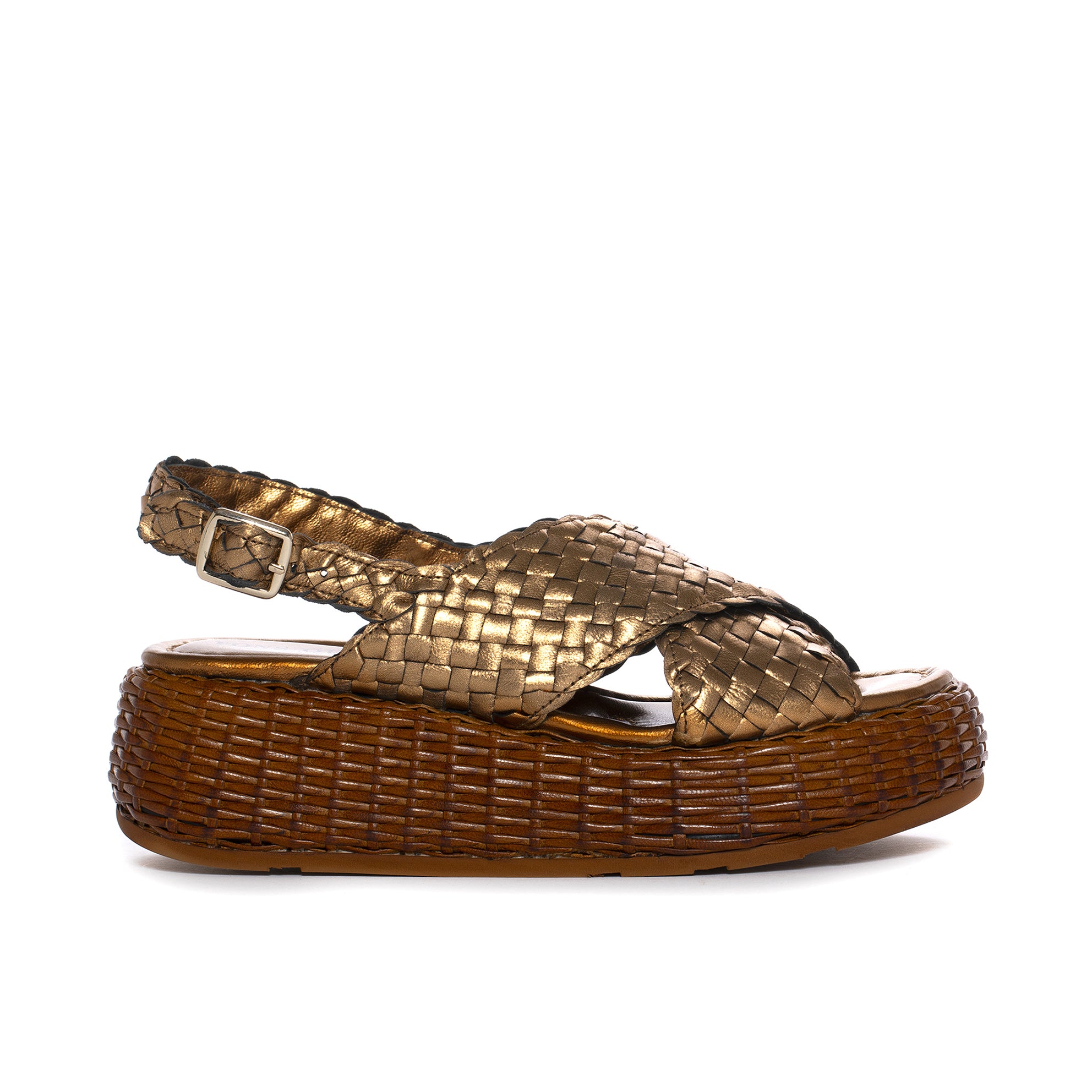 MAUI METAL OASSI PLATFORM SANDAL