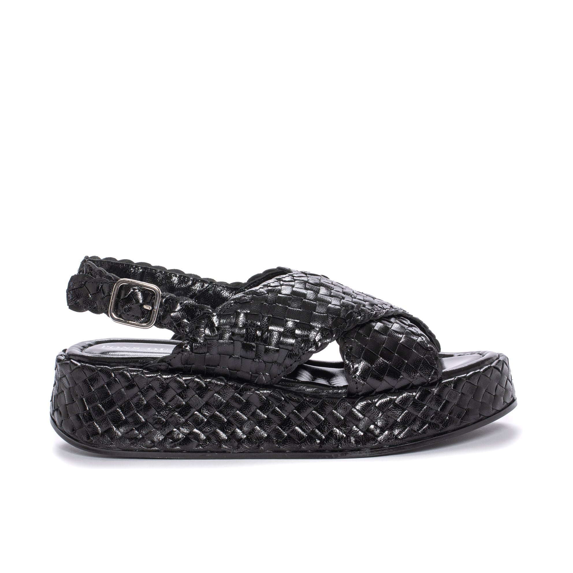 MAUI BLACK PLATFORM SANDAL