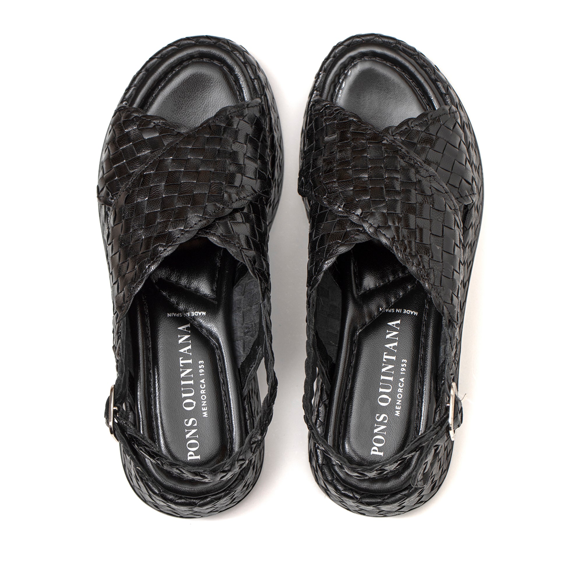 MAUI BLACK PLATFORM SANDAL