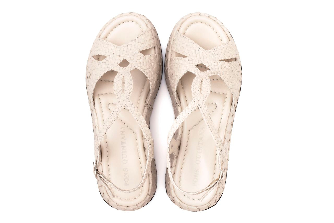 SANDALIA PLATAFORMA MAUI TRENZADO 8 MM WET SALINAS