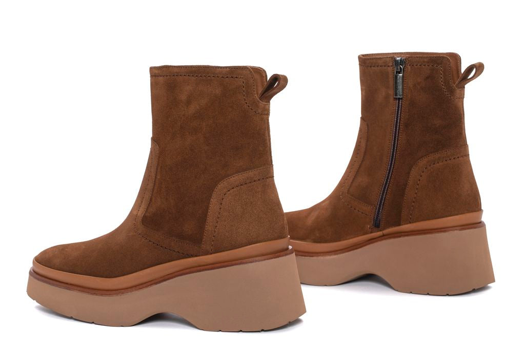 BOTIN PLATAFORMA RAQUEL VELOUR TOFFE