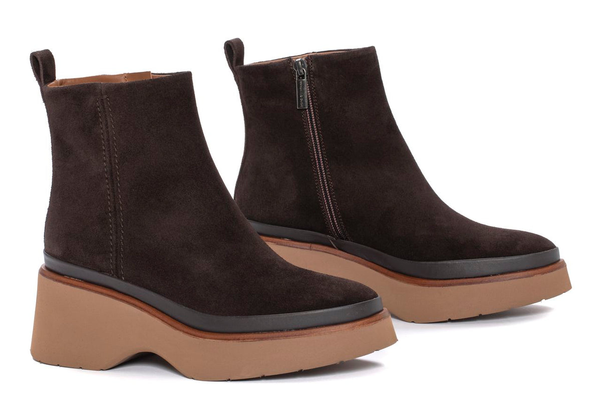 BOTIN PLATAFORMA RAQUEL VELOUR EXPRESS
