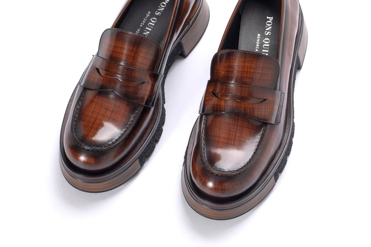 MOCASIN PLATAFORMA MALI NEPAL LEGNO