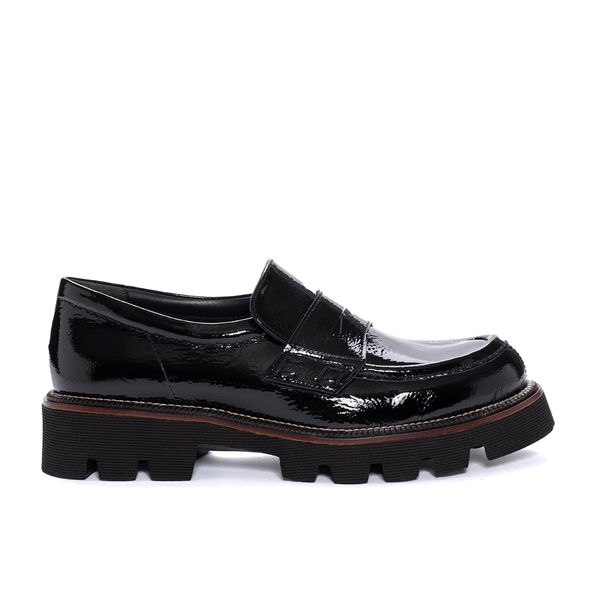 JENNY NAPLAC BLACK MOCCASIN