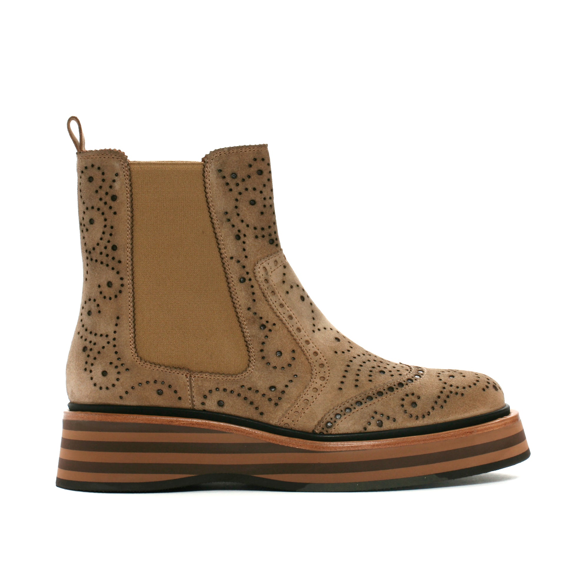 ALICE VELOR CAMEL PLATFORM BOOT