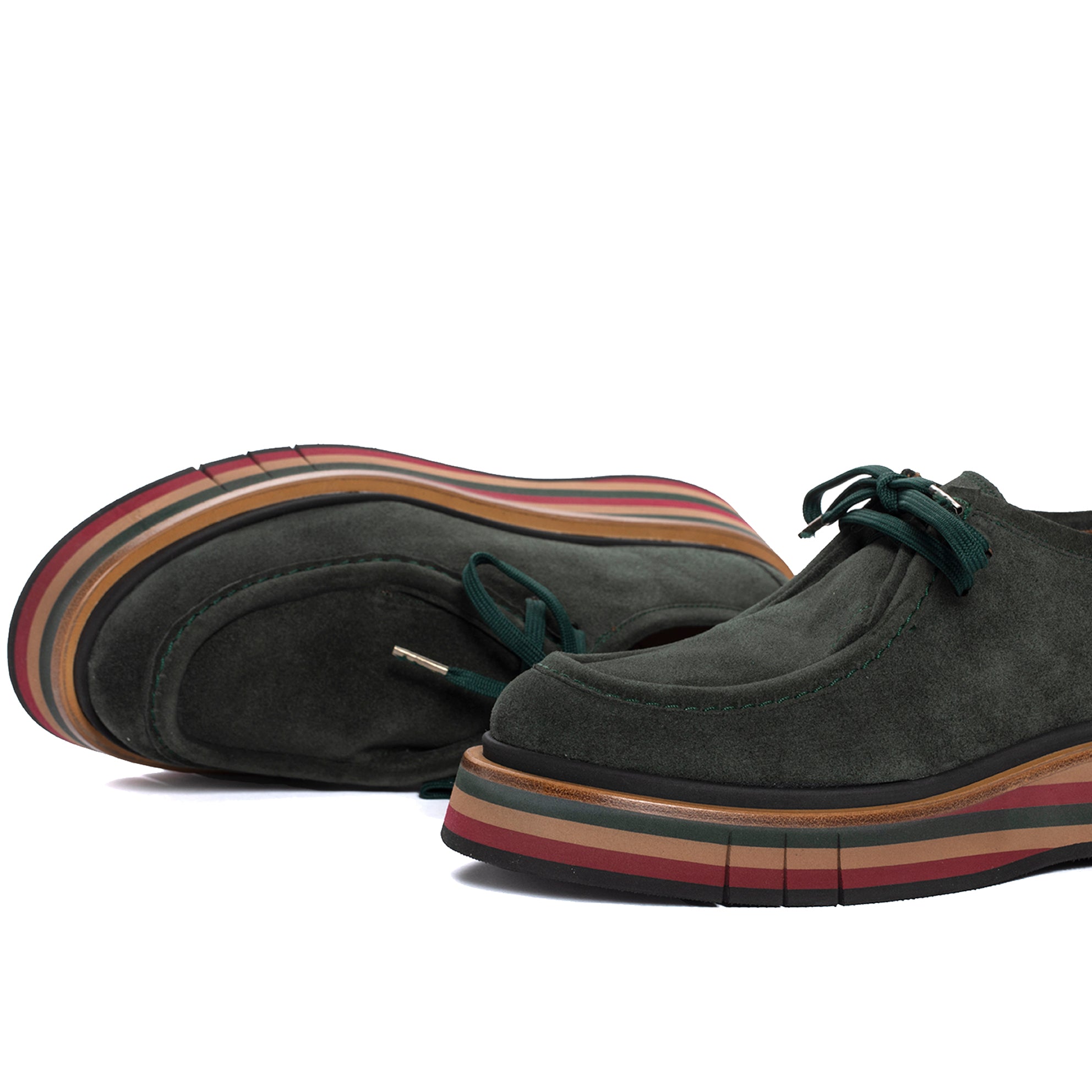 ZAPATO PLATAFORMA ALICE VELOUR BOSQUE