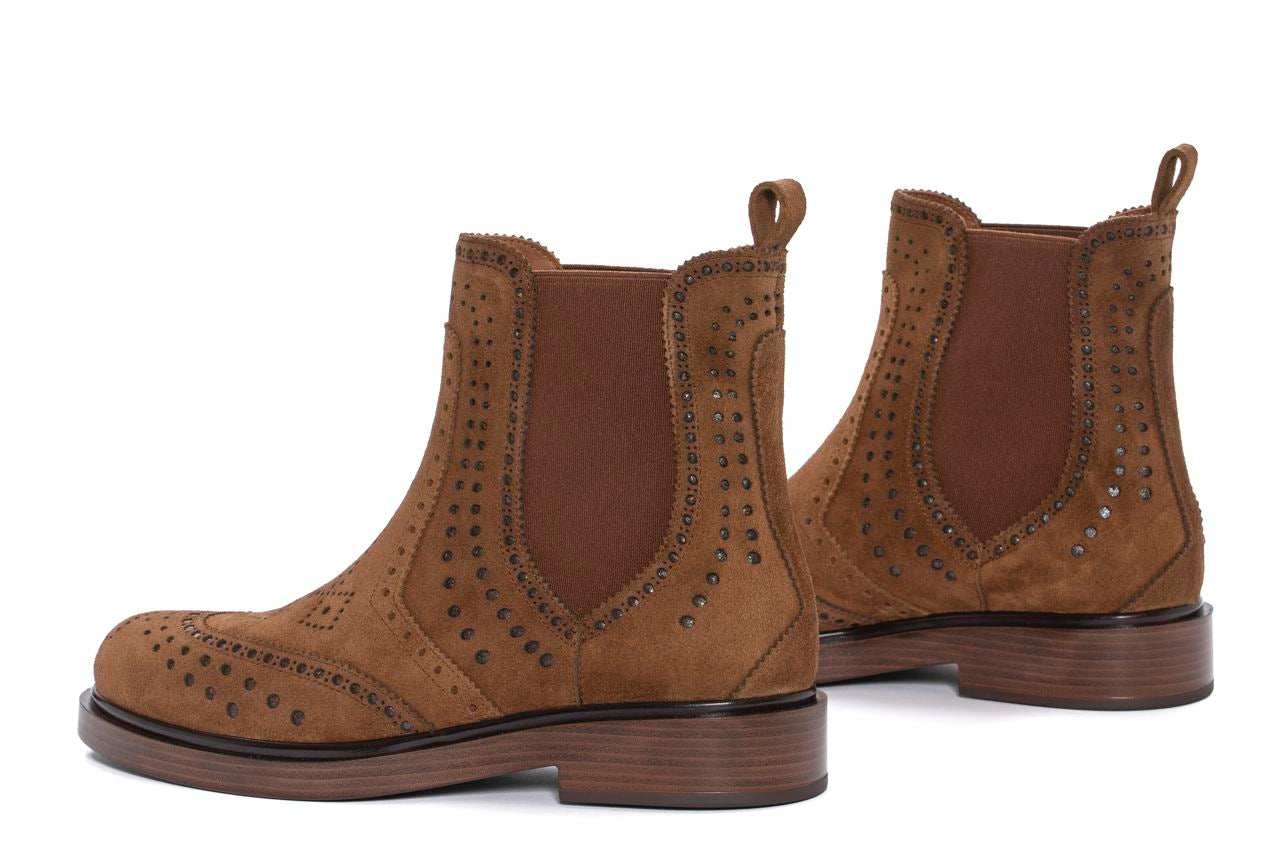 BOTIN PLANO SELINE VELOUR TOFFE