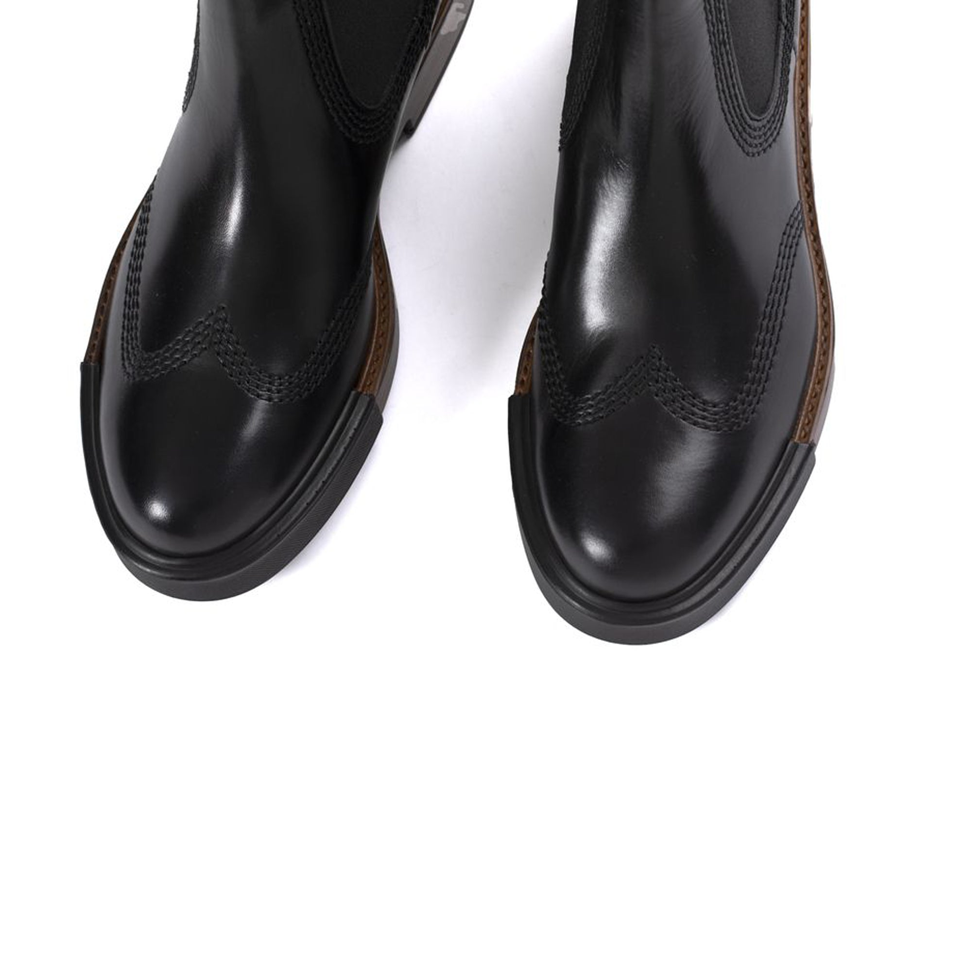 GIANNA BLACK COAT FLAT BOOT