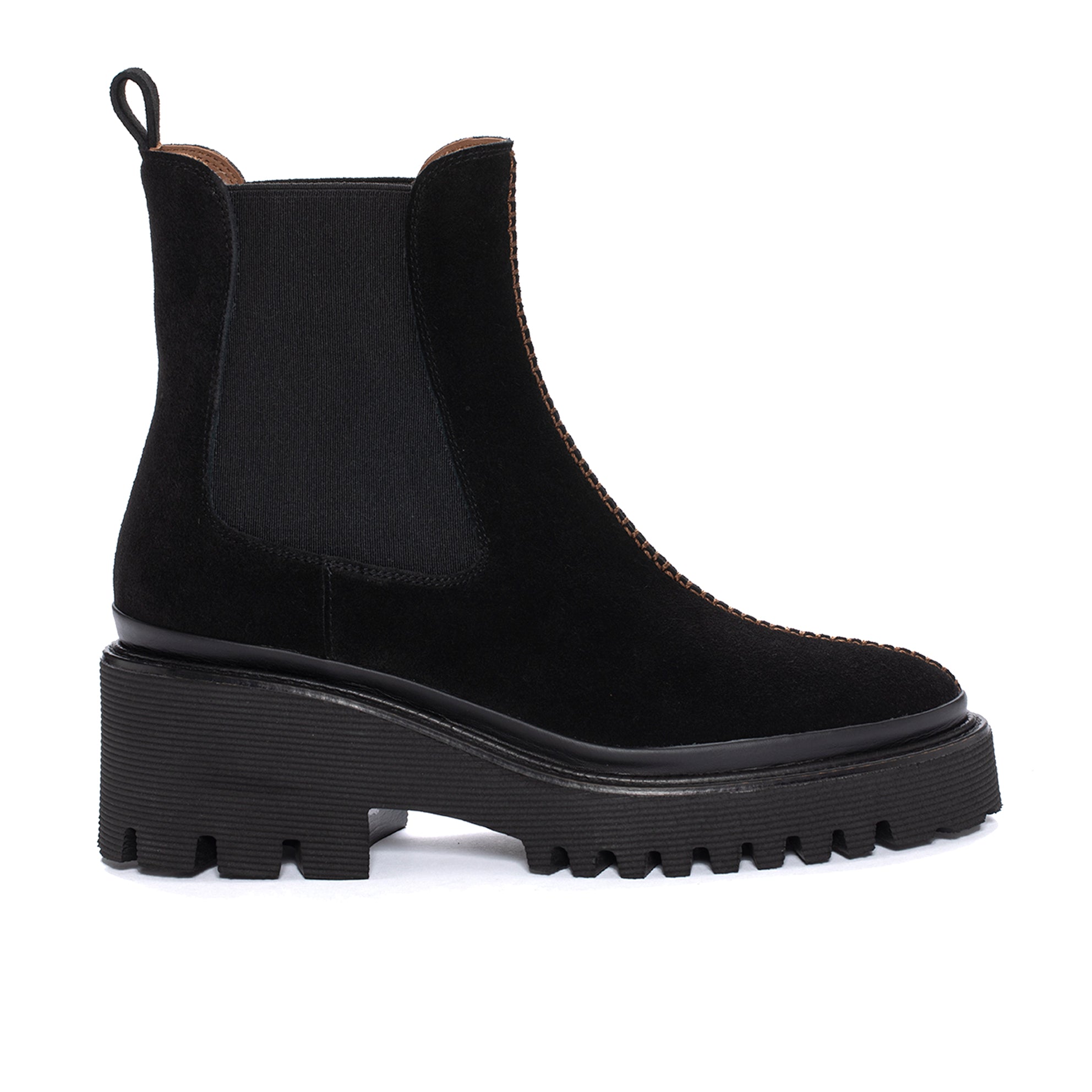 CARMEN VELOR BLACK PLATFORM BOOT