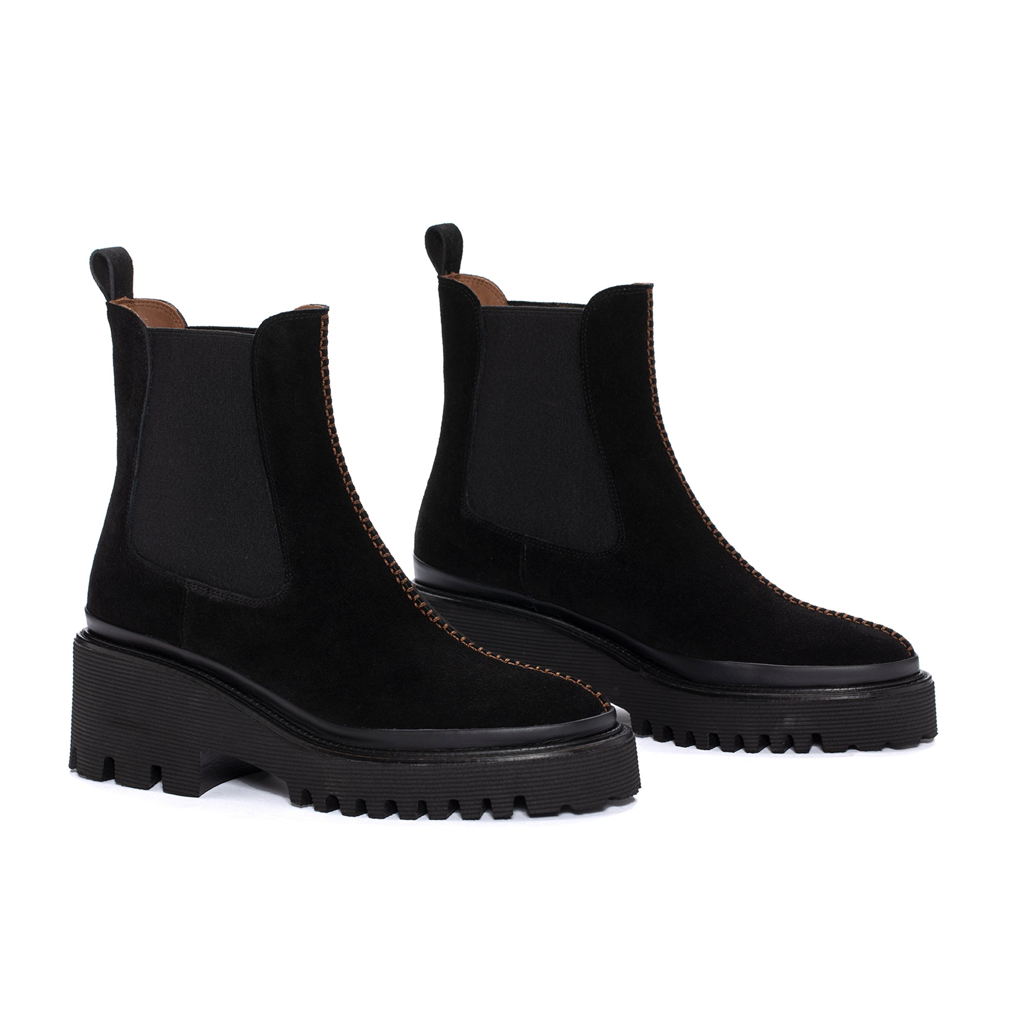 CARMEN VELOR BLACK PLATFORM BOOT