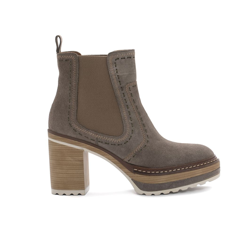 BOTIN TACON OLIVIA VELOUR TOPO