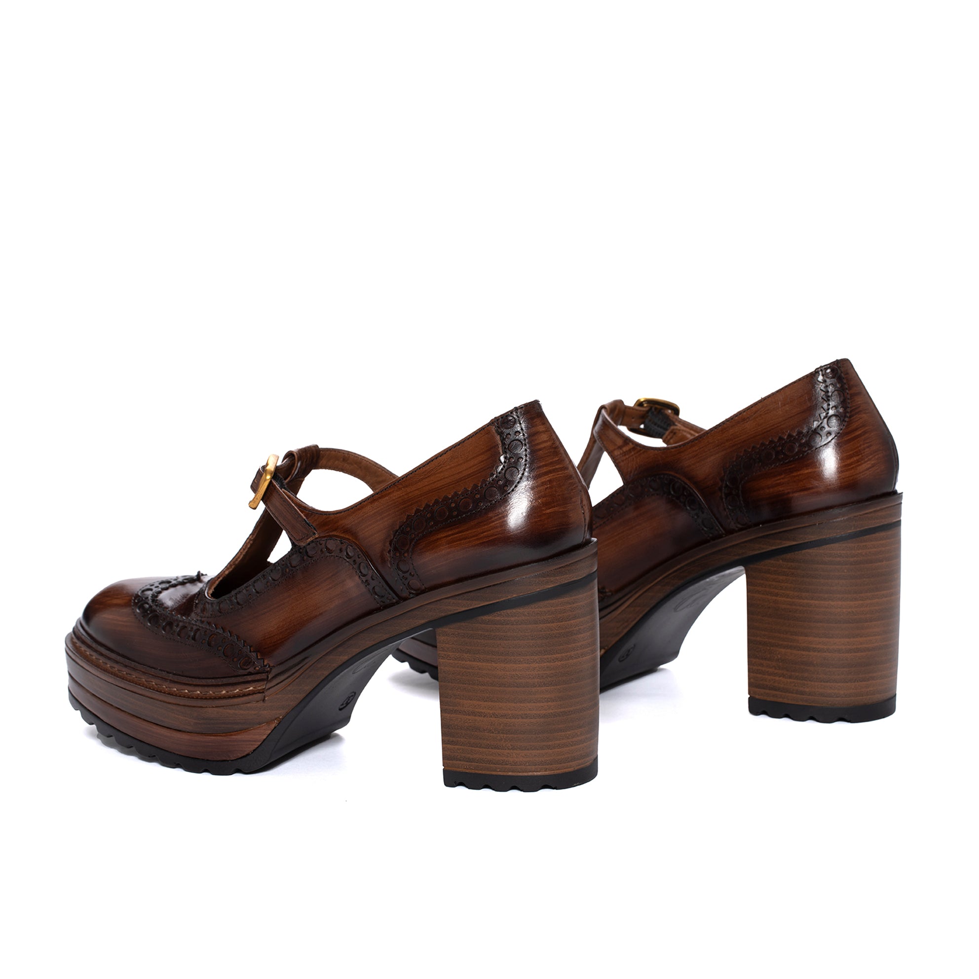 ZAPATO TACON OLIVIA BRANCH TOFFE