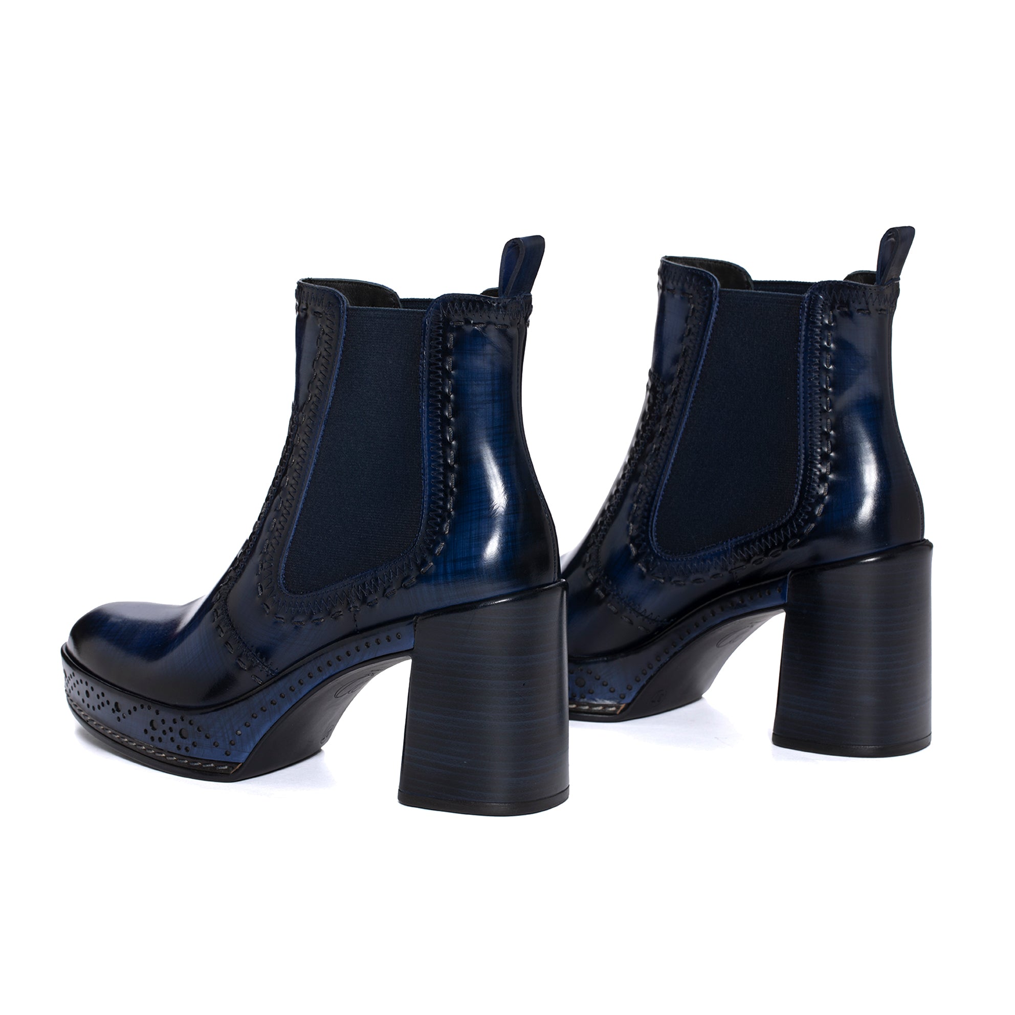 AROA NEPAL COBALT HEEL BOOT