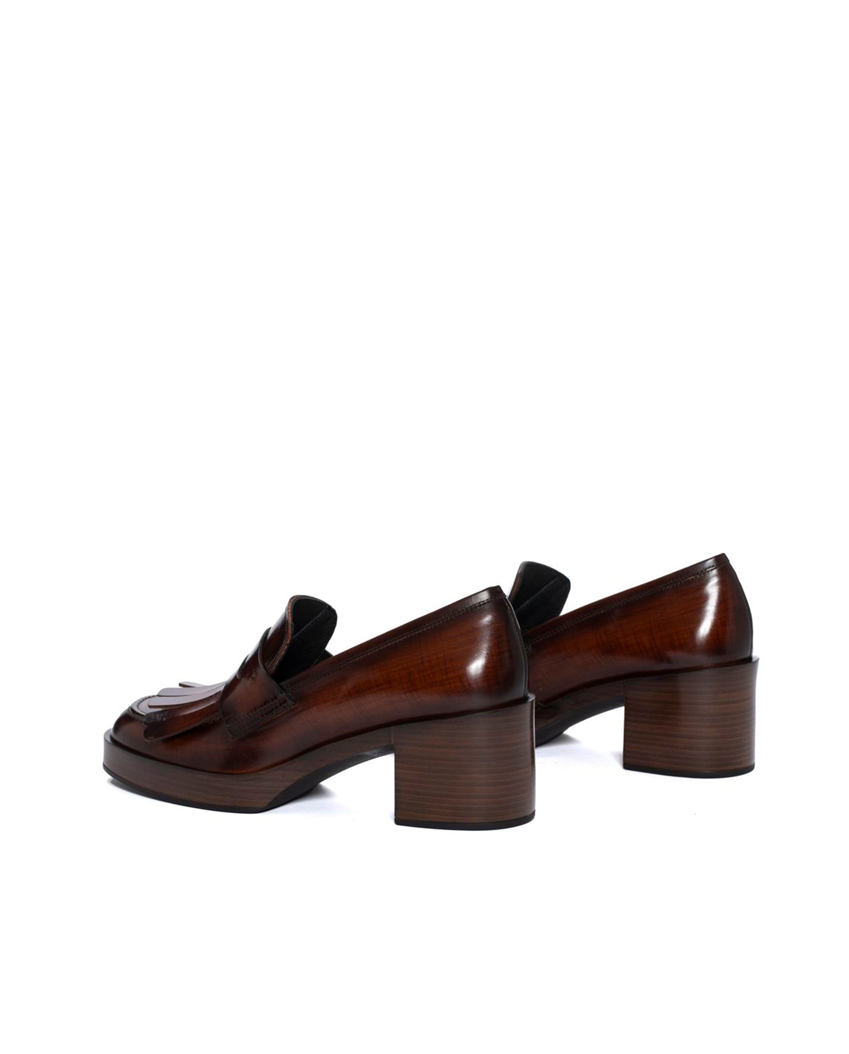 MOCASIN DE TACON CRISTIN FLECOS LEGNO