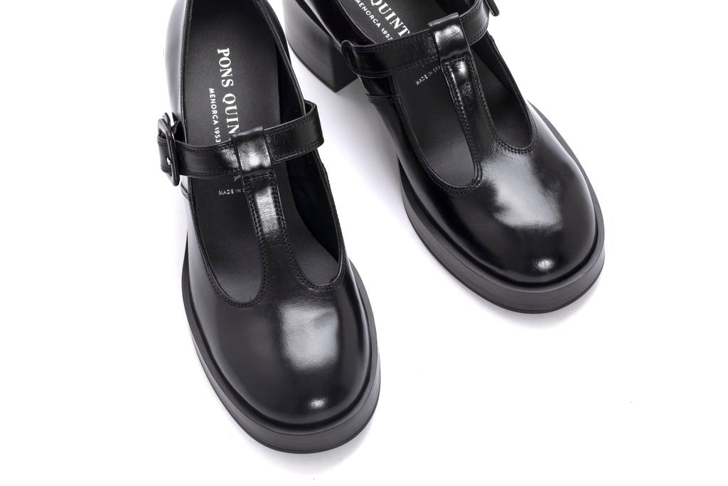 ZAPATO TACON CRISTIN NEPAL NEGRO