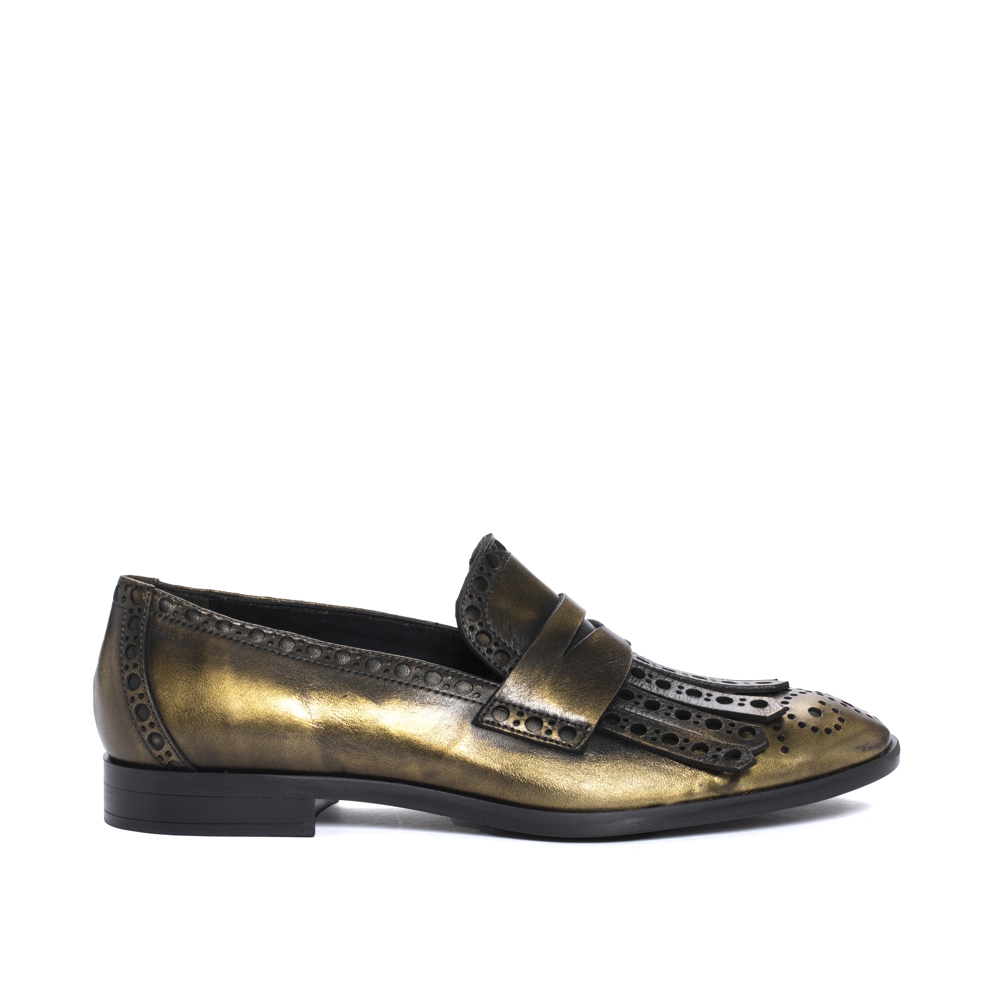 STEFAN NAPETTA GOLD LOAFER