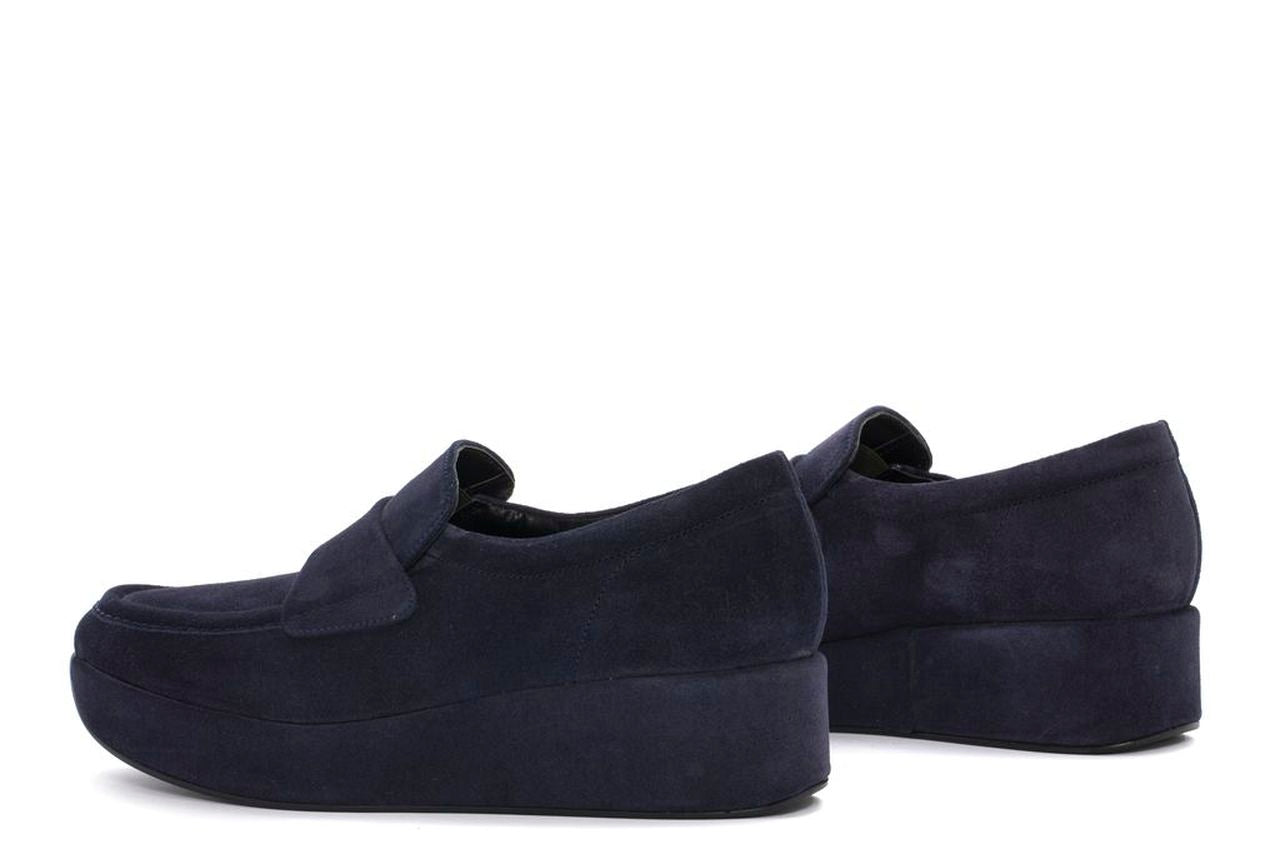 MOCASIN PLATAFORMA CERTIER VELOUR OCEANO