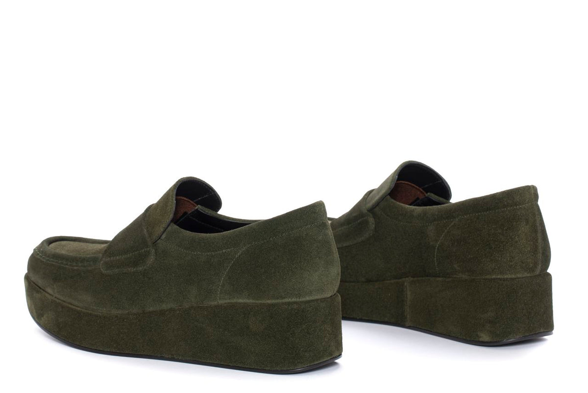 MOCASIN PLATAFORMA CERTIER VELOUR MUSGO