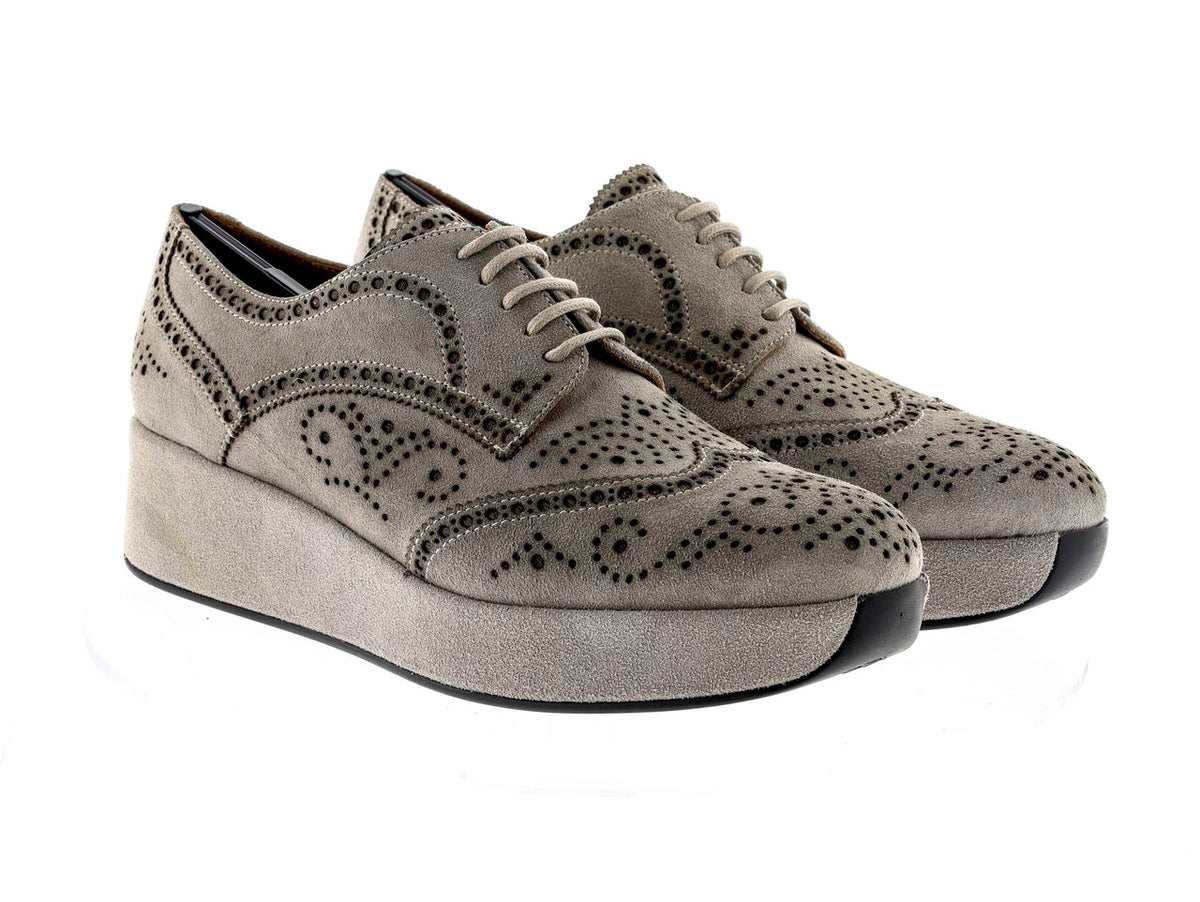 BLUCHER PLATAFORMA CERTIER VELOUR CORDA