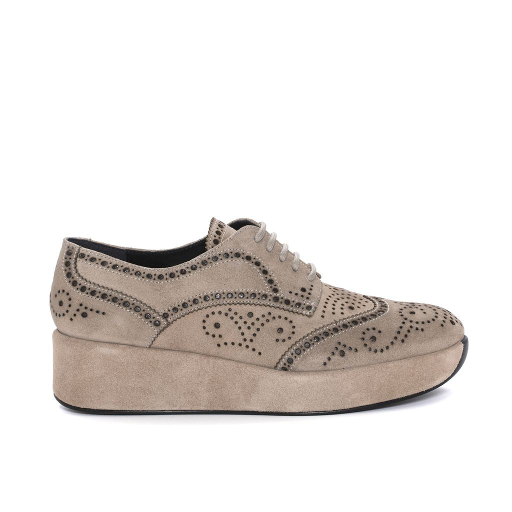 BLUCHER PLATAFORMA CERTIER VELOUR CORDA