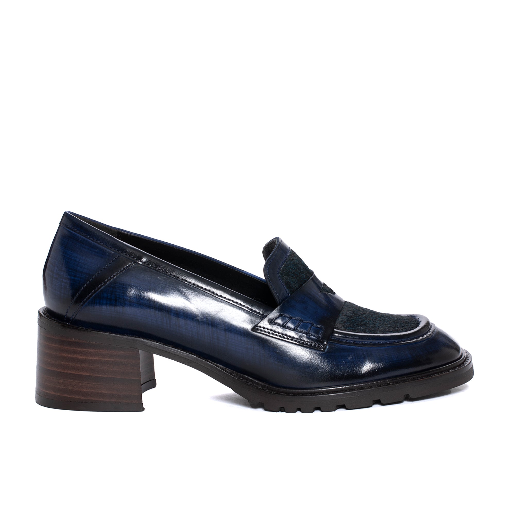 ZAPATO TACON ELENA NEPAL COBALT