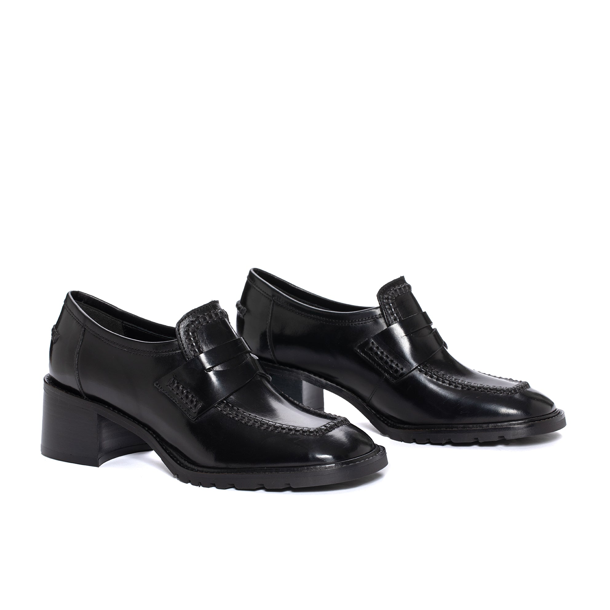 ELENA NEPAL BLACK HEEL SHOE