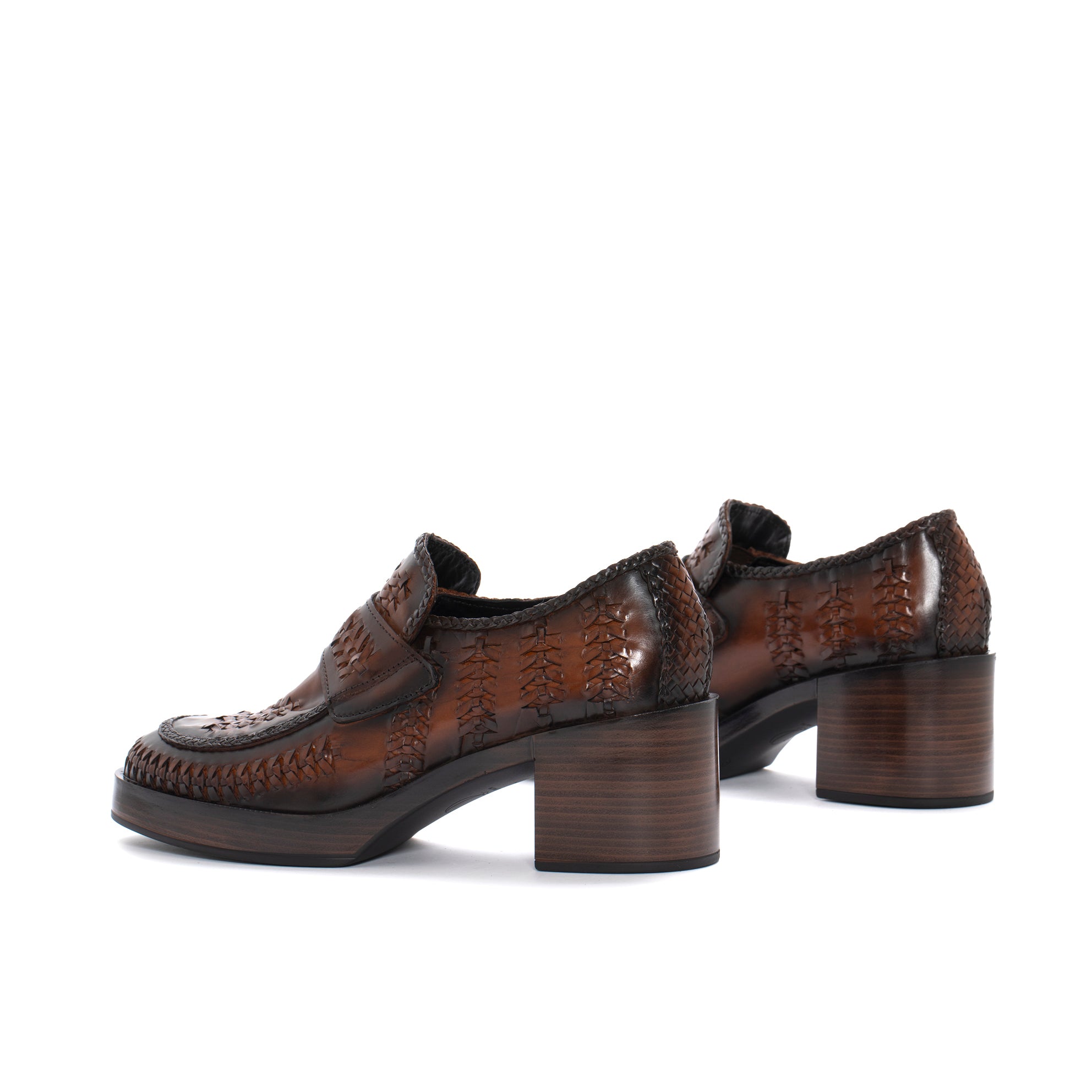 ZAPATO TACON CRISTIN NEPAL LEGNO