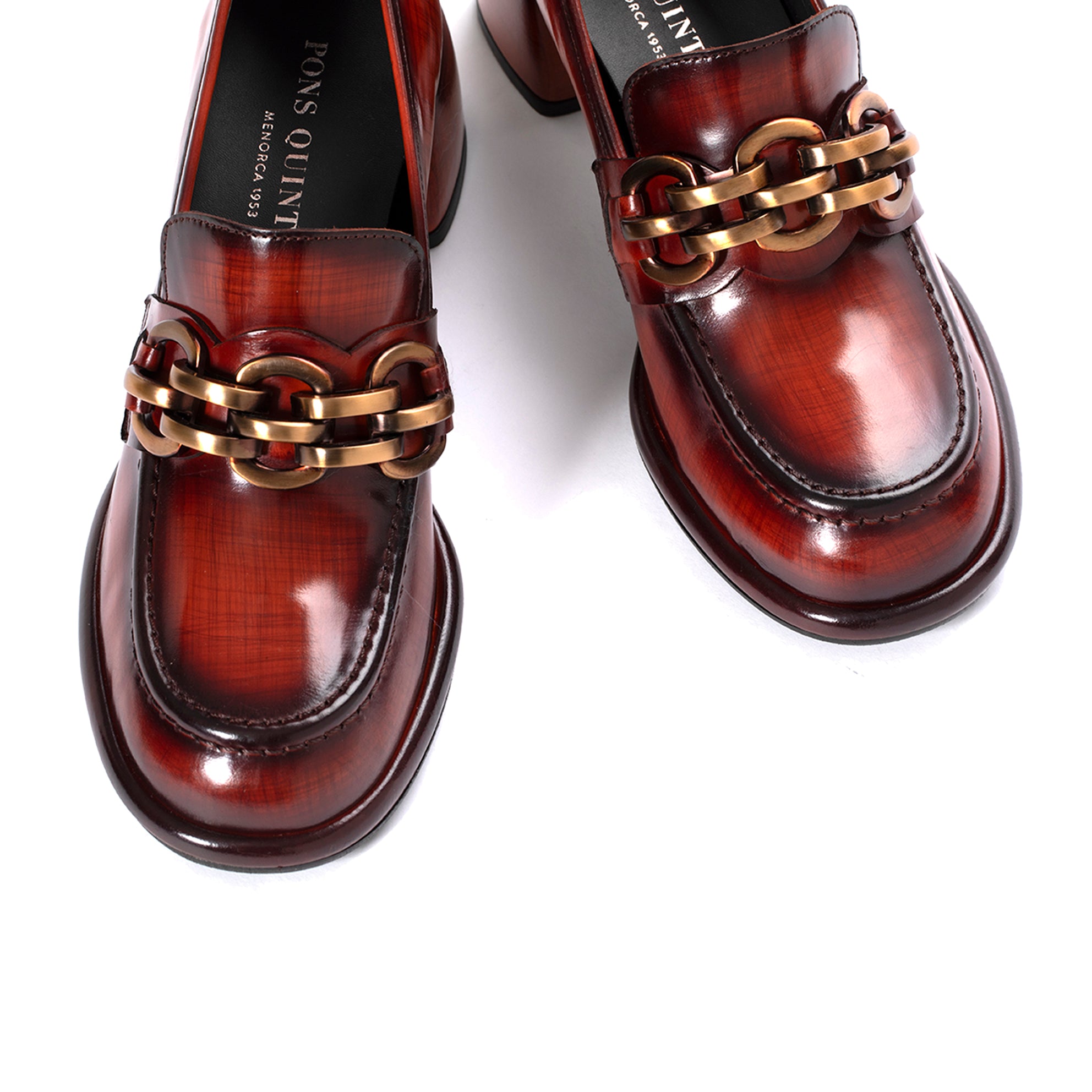 ZAPATO TACON EMILIA NEPAL BRANDY