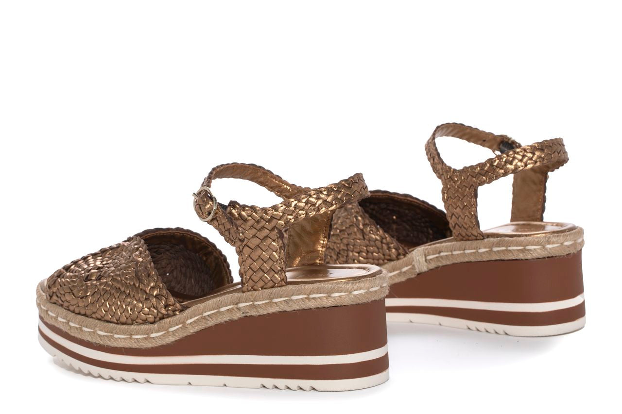 SANDALIA PLATAFORMA PADOVA METAL OASSI