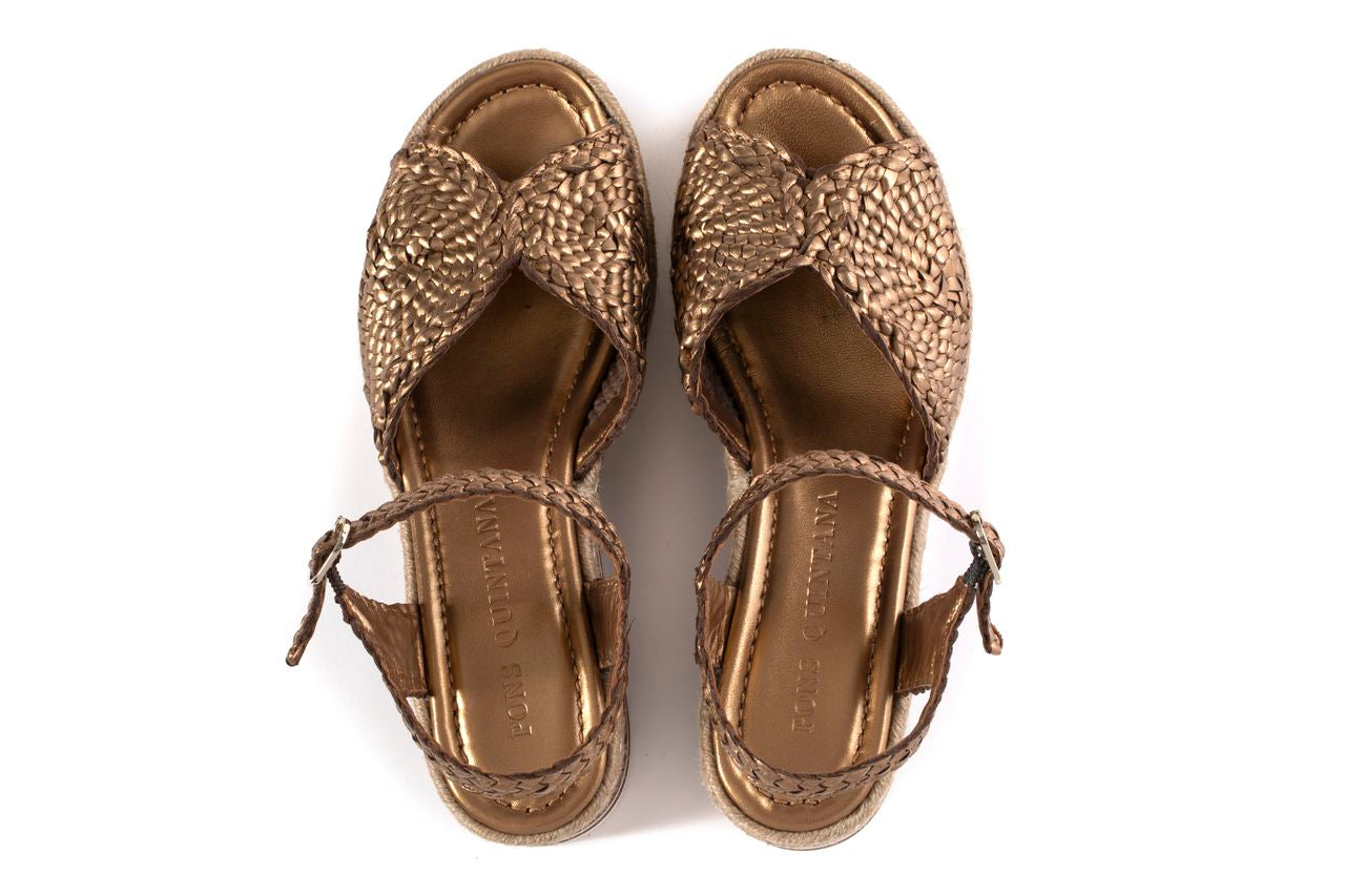 SANDALIA PLATAFORMA PADOVA METAL OASSI