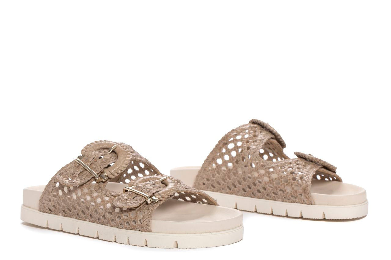 SANDALIA FUSSBETT CAIMAN TAUPE