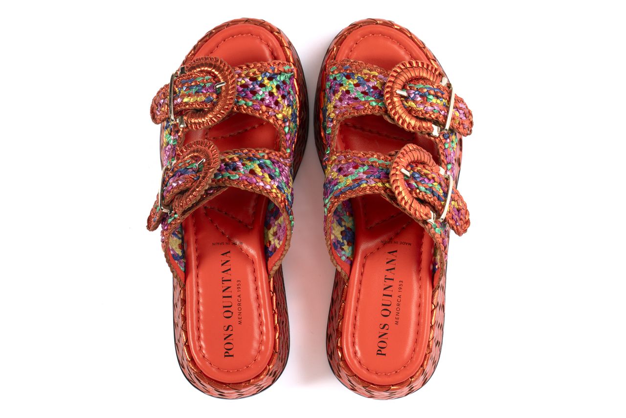 SANDALIA PLATAFORMA MAUI METAL VBG