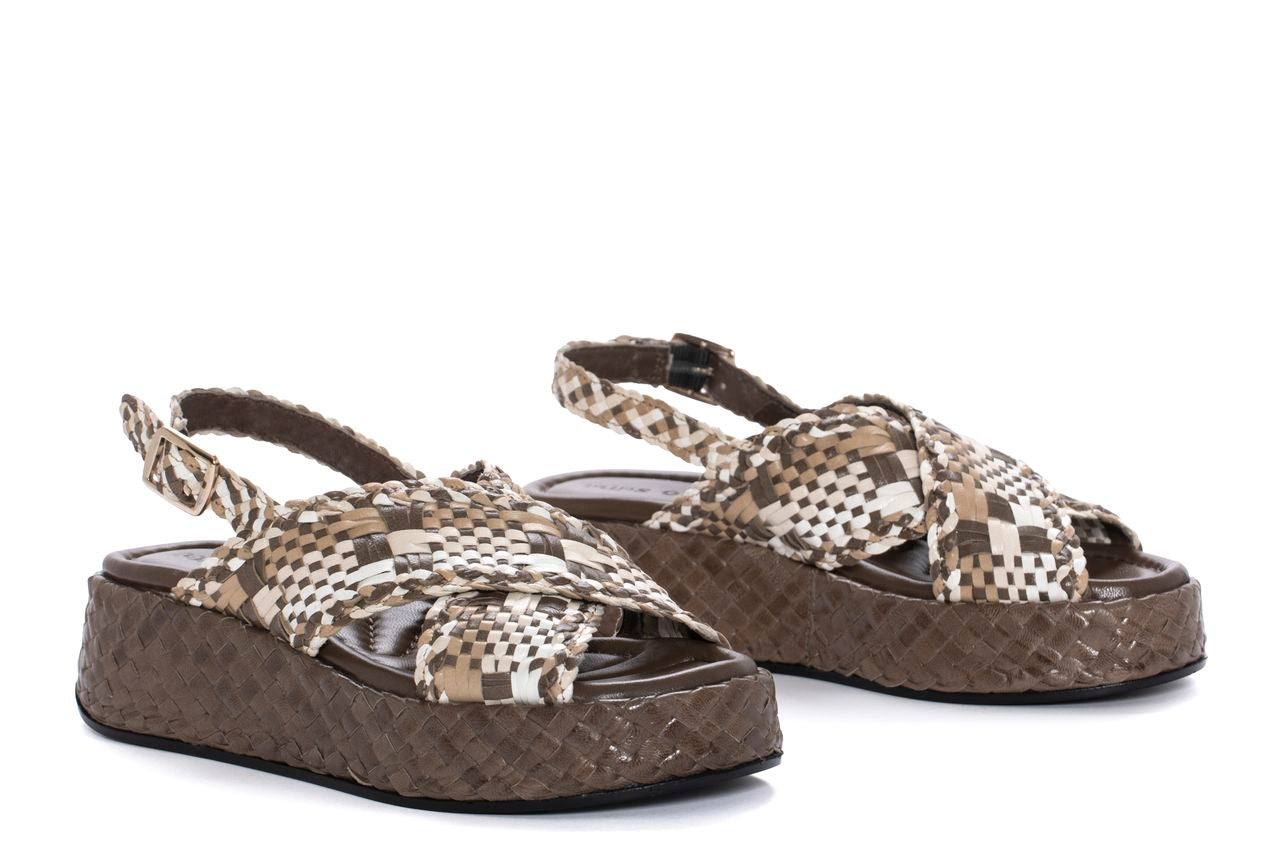 SANDALIA PLATAFORMA MAUI TRENZADO 8MM COMBI PD