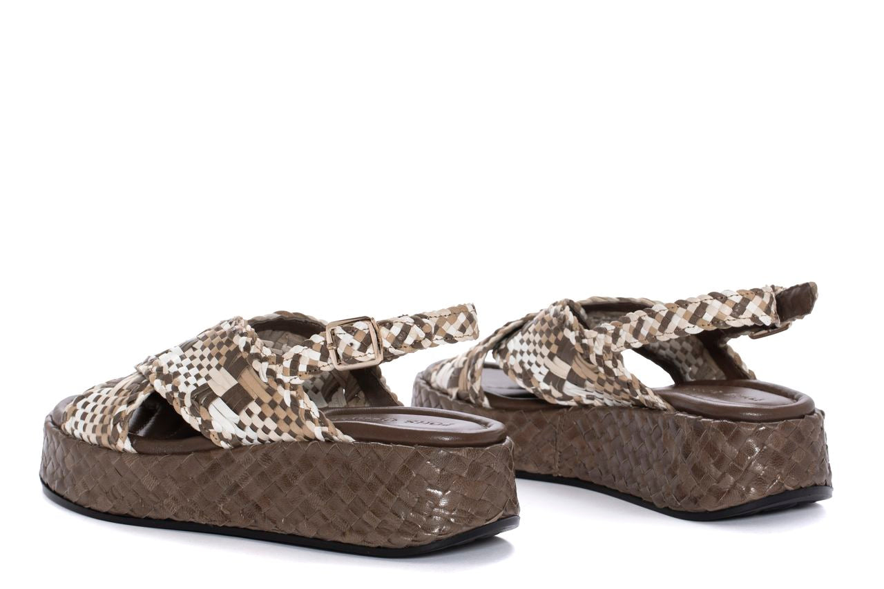 SANDALIA PLATAFORMA MAUI TRENZADO 8MM COMBI PD