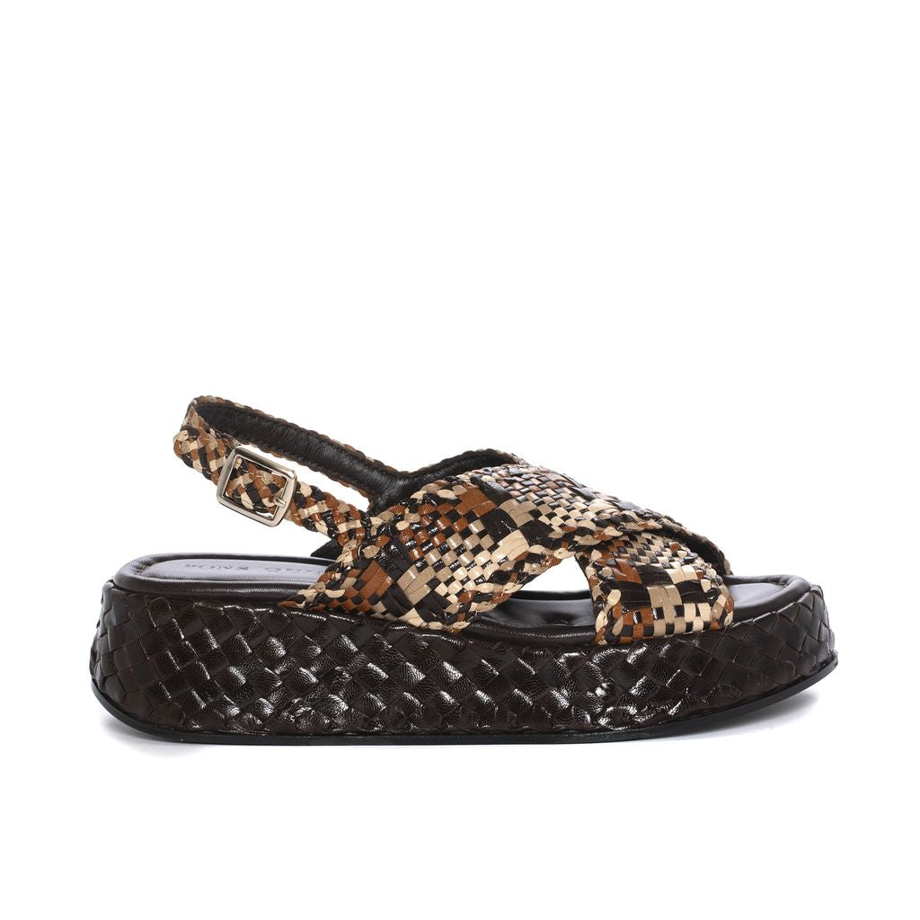 SANDALIA PLATAFORMA MAUI TRENZADO 8MM COMBI PE