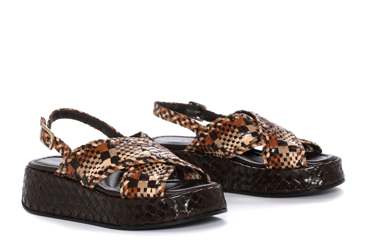 SANDALIA PLATAFORMA MAUI TRENZADO 8MM COMBI PE