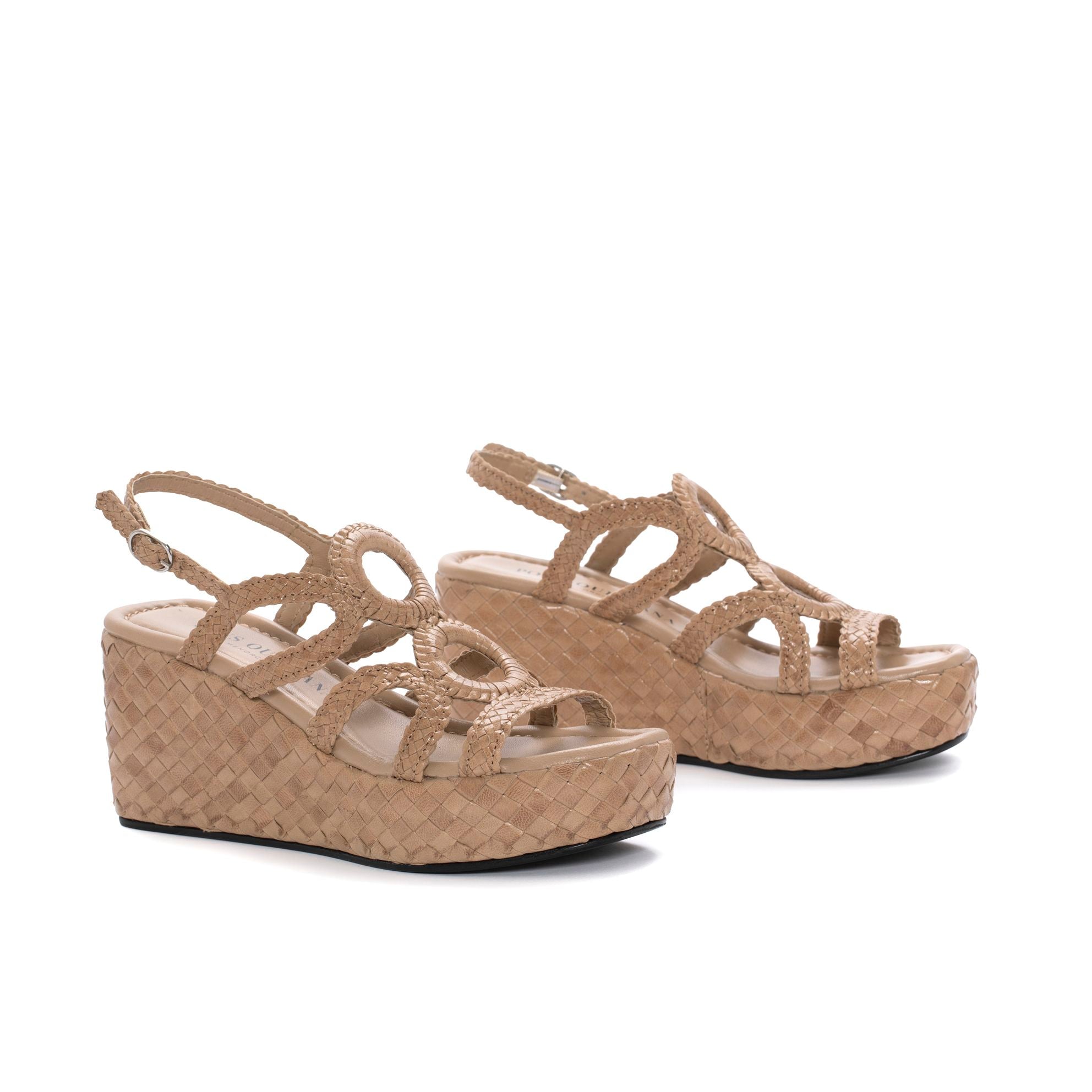 ANKARA TAUPE PLATFORM SANDAL