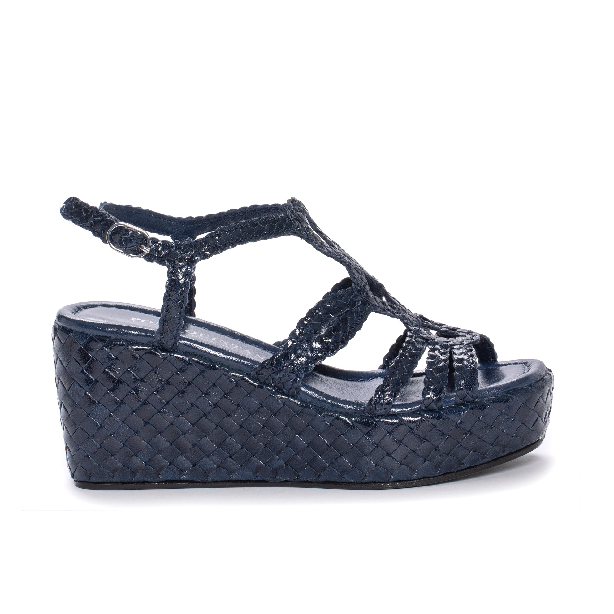 BLUE ANKARA PLATFORM SANDAL