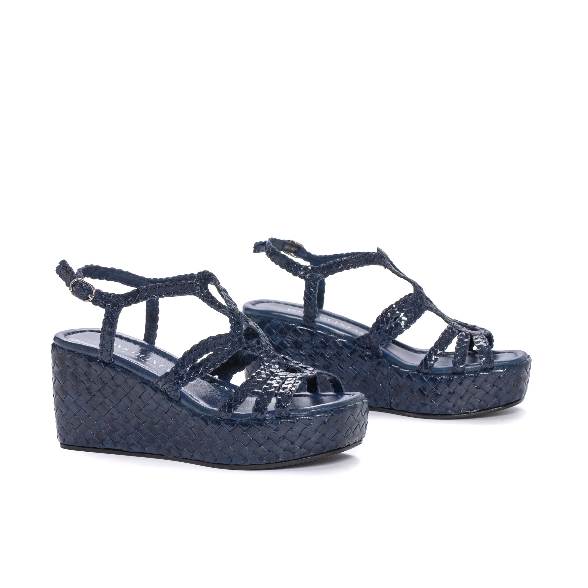 BLUE ANKARA PLATFORM SANDAL