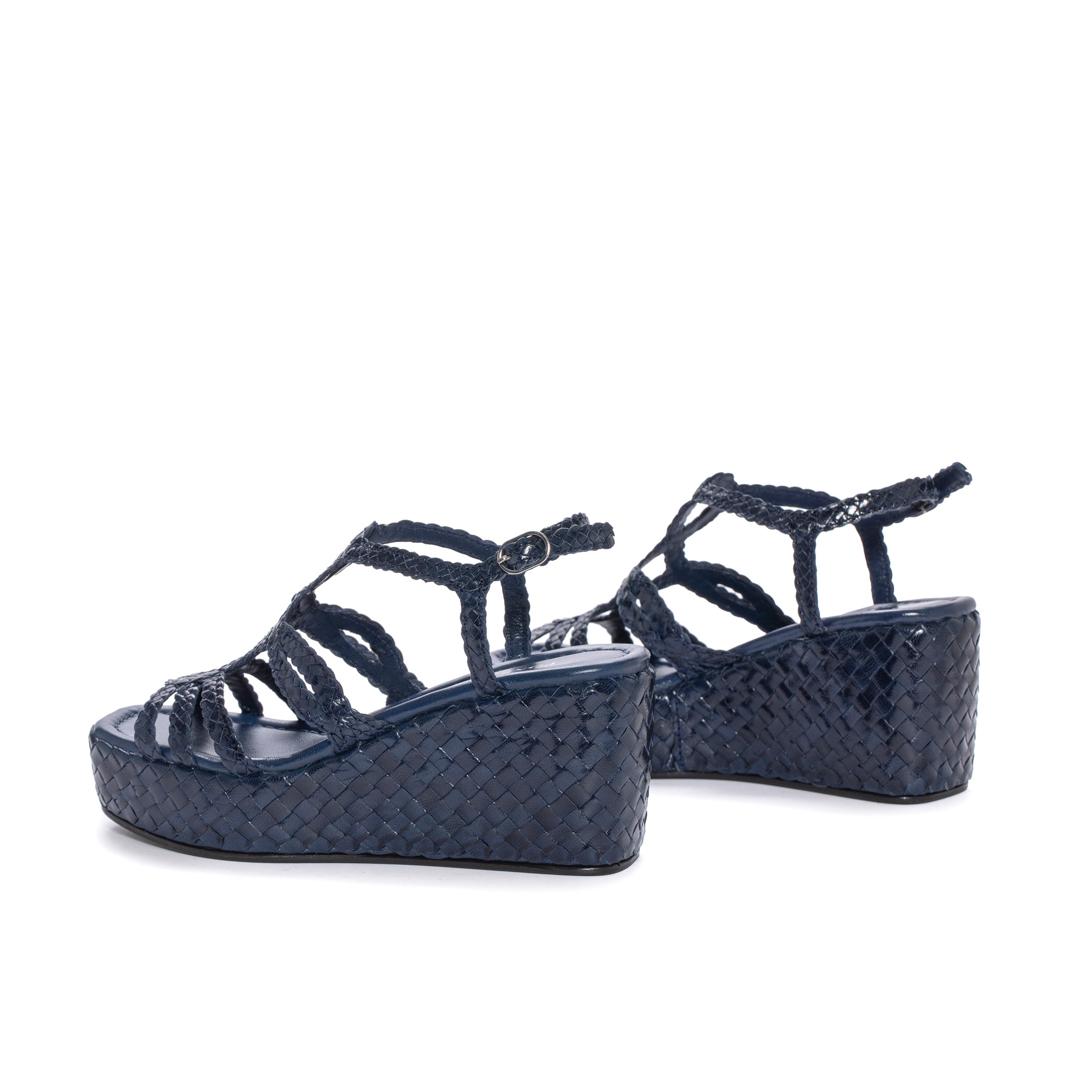 BLUE ANKARA PLATFORM SANDAL