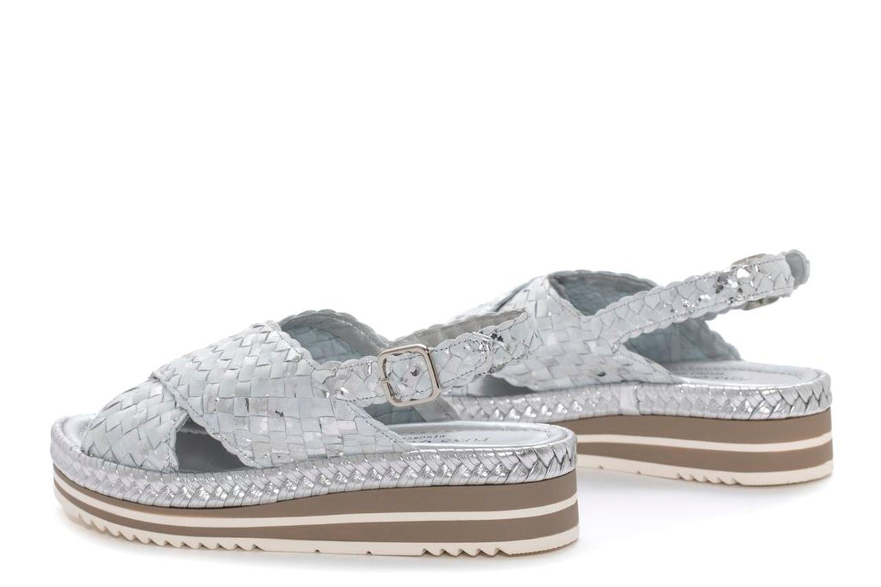 SANDALIA PLATAFORMA MILAN BLANCO