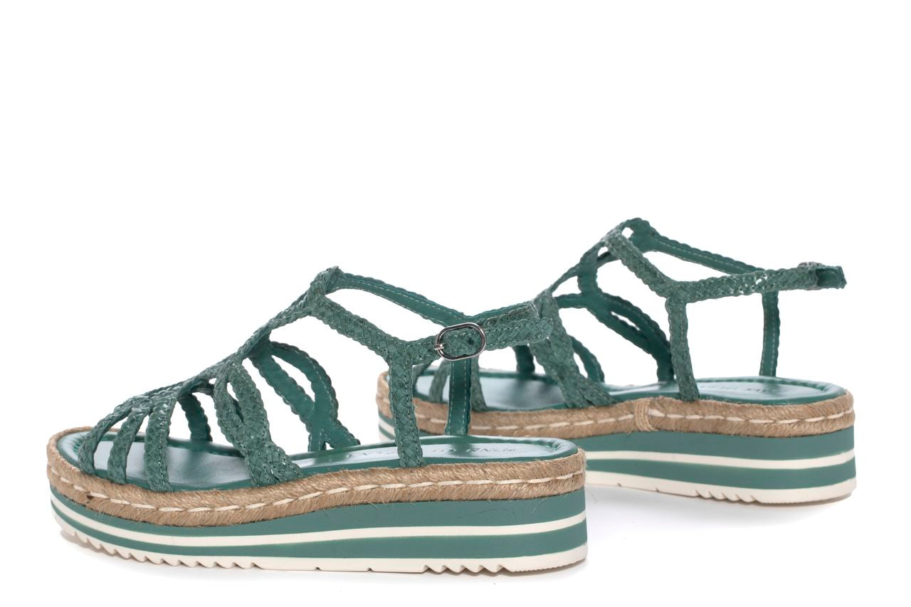 SANDALIA PLATAFORMA MILAN PETROL