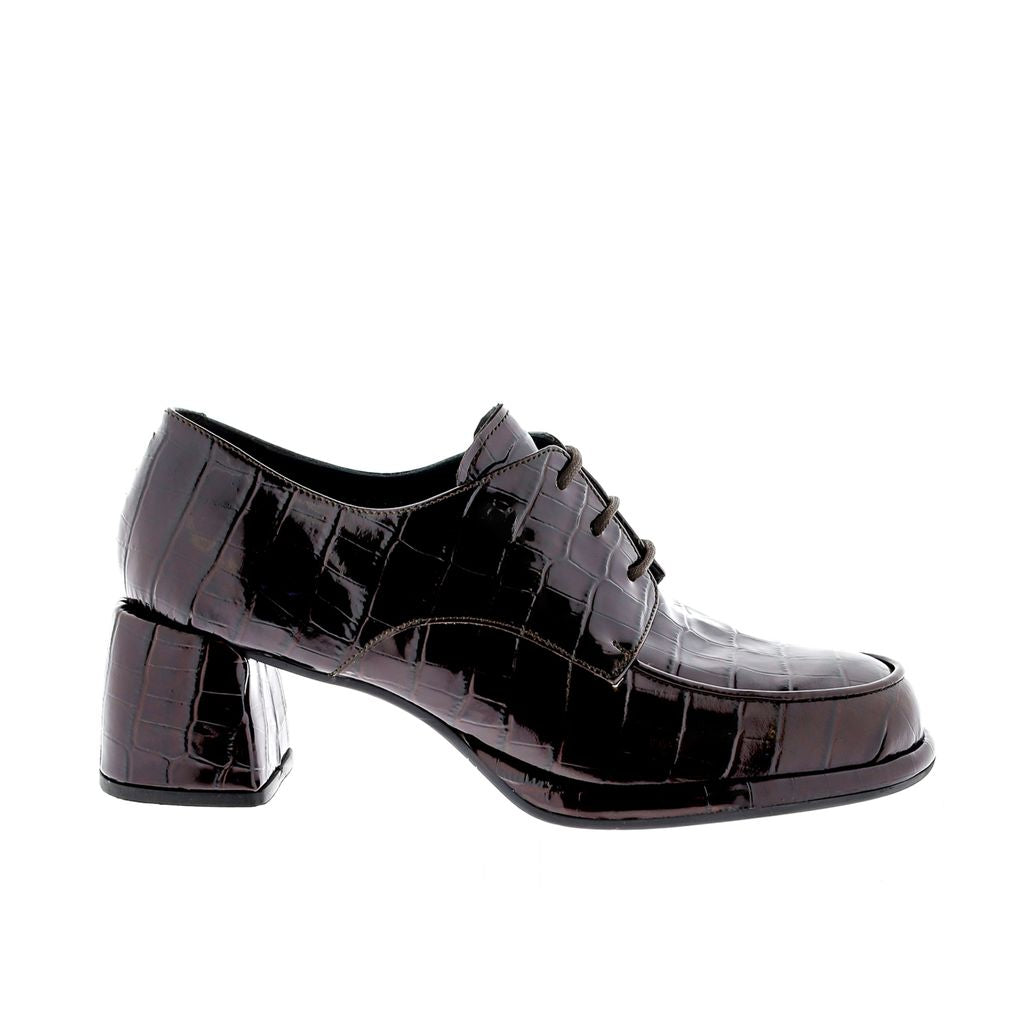 ZAPATO TACON EMILIA COCCO ZAMBIA EBANO