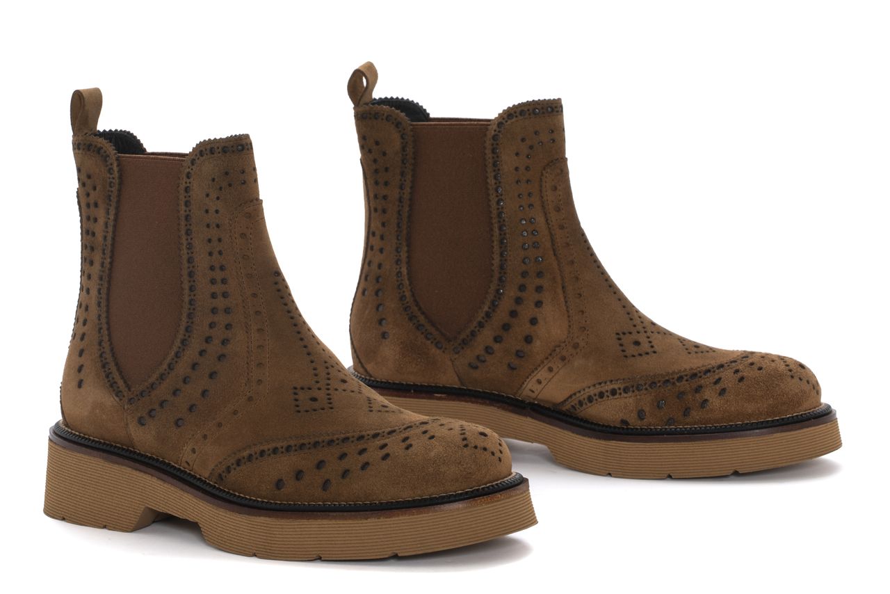 BOTIN PLATAFORMA JIMMY VELOUR TOFFE