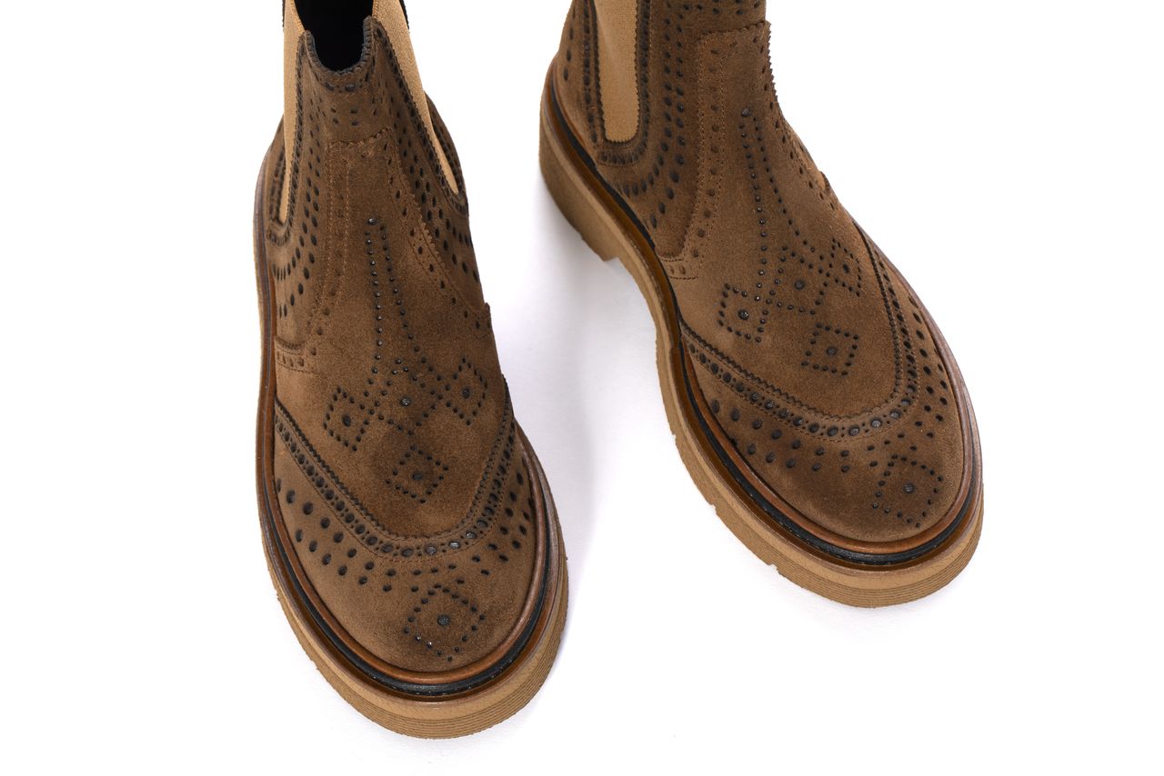 BOTIN PLATAFORMA YANNY VELOUR TOFFE