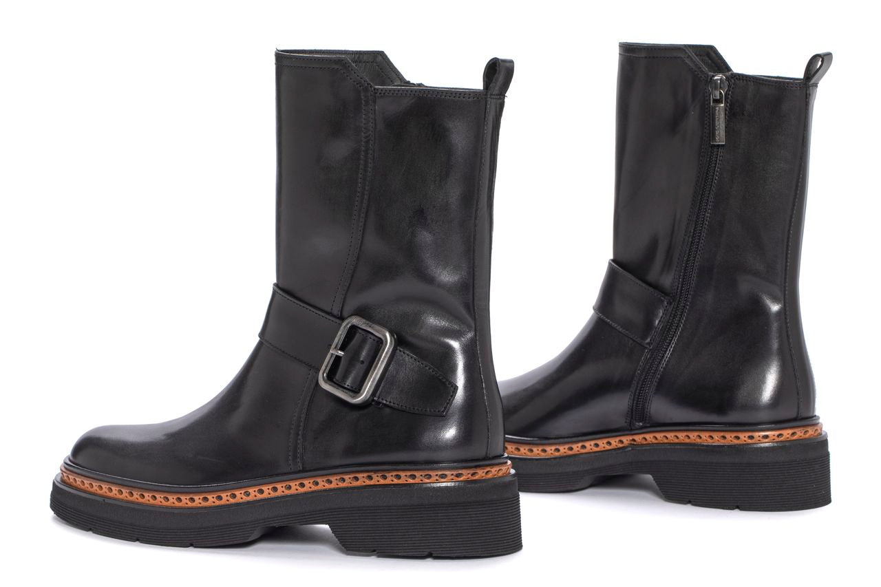 BOTIN PLATAFORMA YANNY MAKETE NEGRO