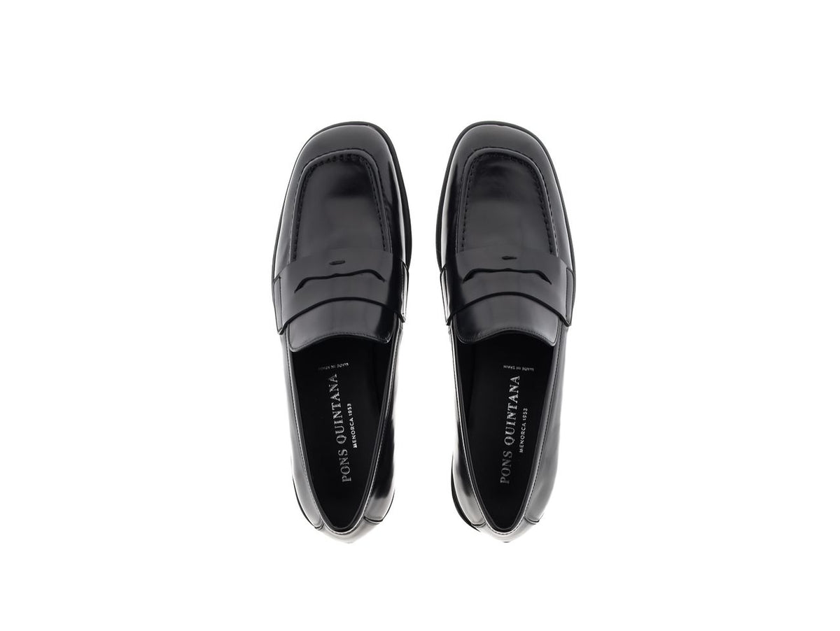 MOCASIN MOLLY SPAZZOLATO NEGRO